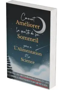 Couverture du livre "Comment Améliorer la Qualité de son Sommeil grâce à l'Alimentation et la Science" par Robin LE PUILL