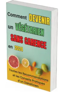 Couverture du livre "Comment Devenir Végétarien Sans Carence en 2024" par Robin LE PUILL